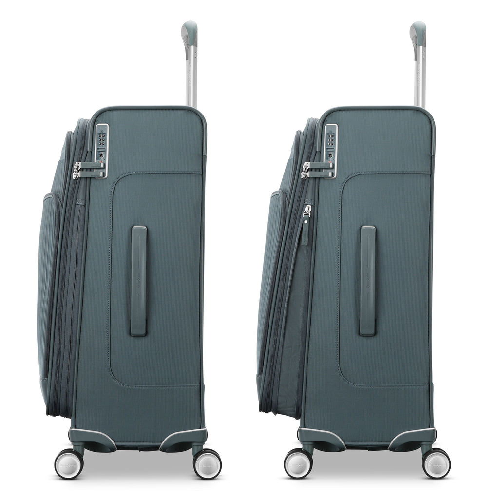 Samsonite Silhouette 18 Spinner Large in the color Slate Blue.