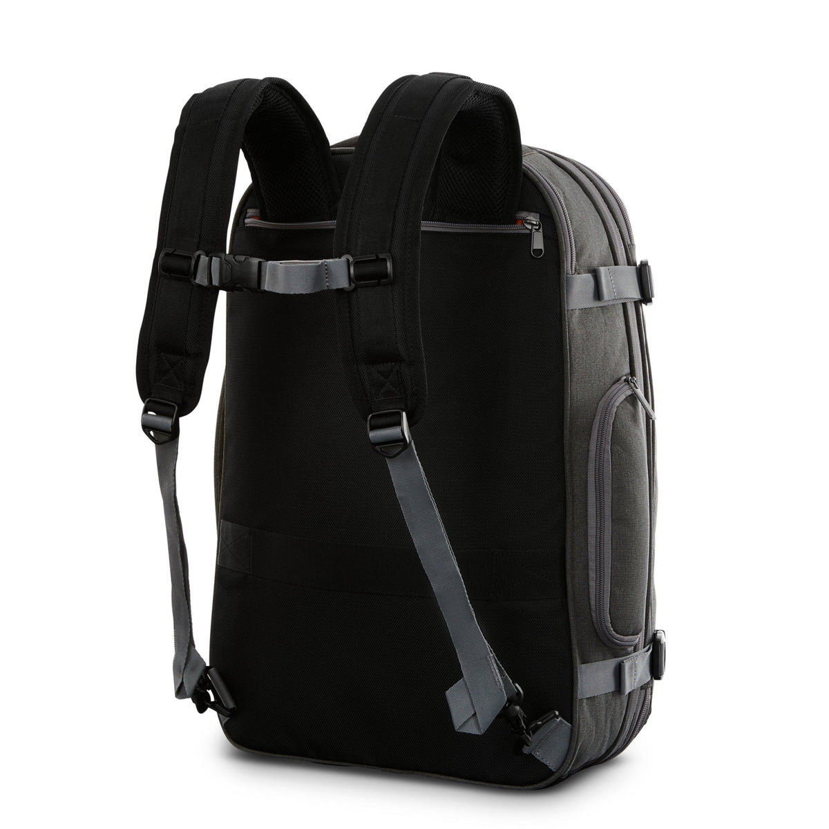 Samsonite Mother Lode Travel Backpack in the color Heathered Graphite.