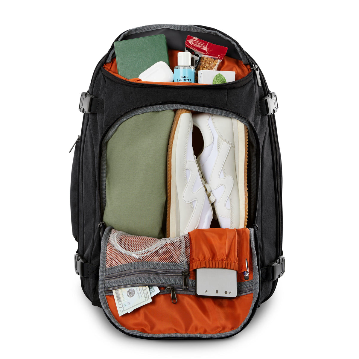 Samsonite Mother Lode Travel Backpack in the color Heathered Graphite.