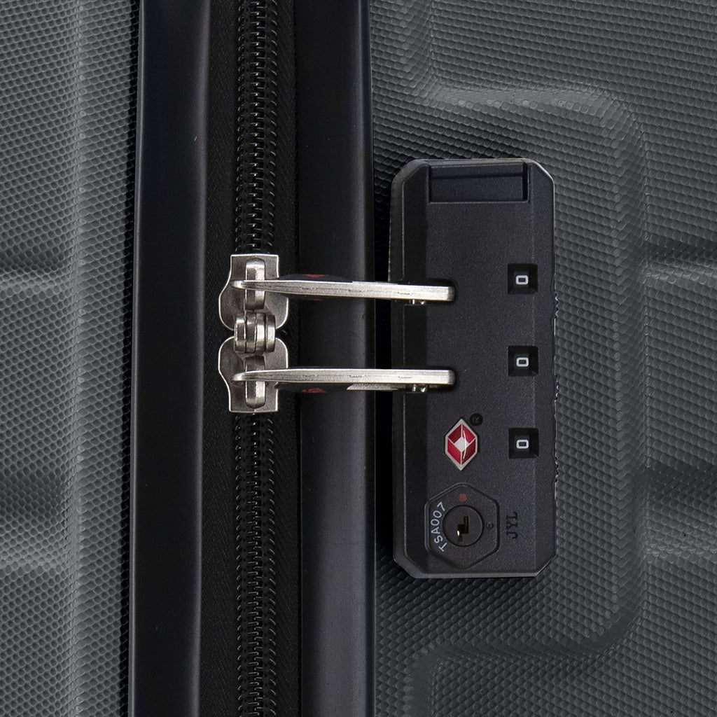 Samsonite Intrigue Spinner 2 Piece Set (CO/L) in the color Charcoal.