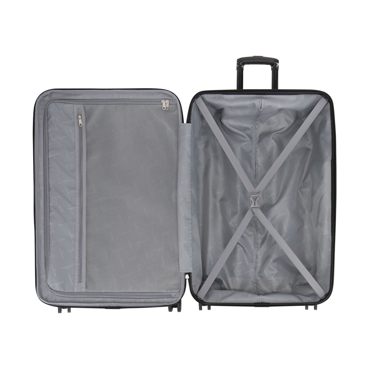 Samsonite Intrigue Spinner 2 Piece Set (CO/L) in the color Charcoal.
