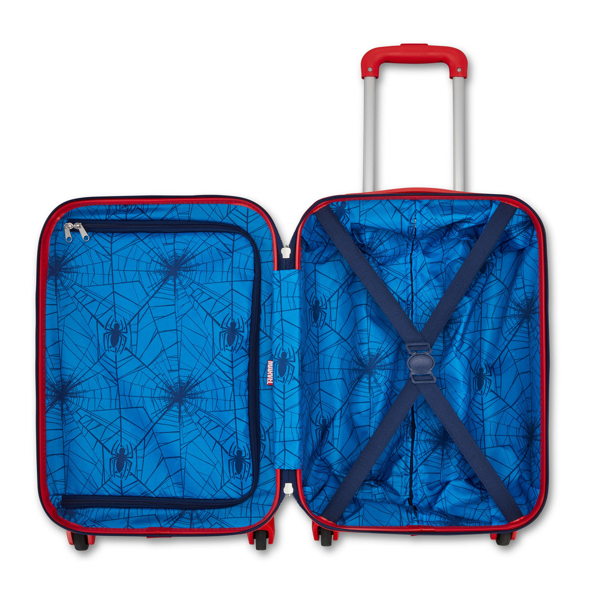 American Tourister Licensed Kids Hardside 18" Spinner in the color Spiderman Iconic.