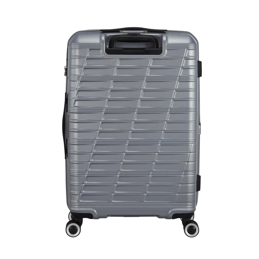 American Tourister Surftime Spinner Medium in the color Silver.