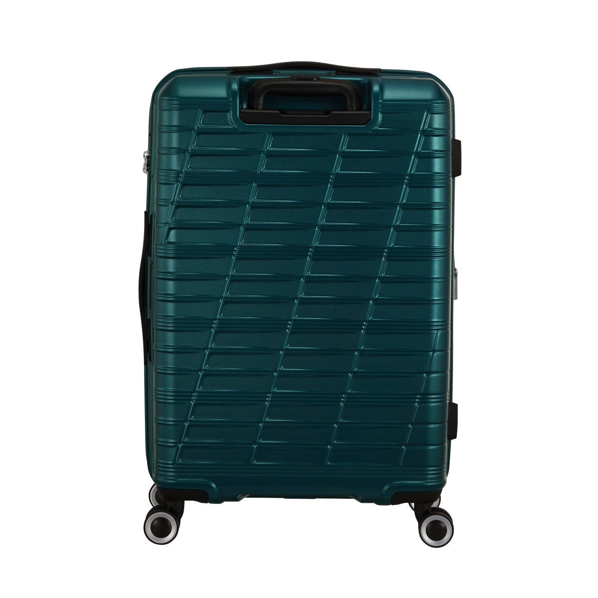 American Tourister Surftime Spinner Medium in the color Metallic Teal.