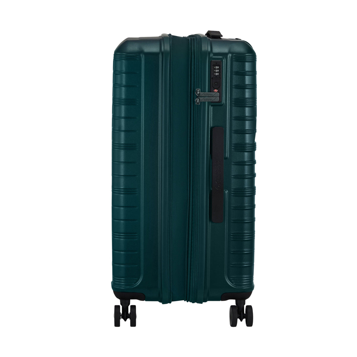American Tourister Surftime Spinner Medium in the color Metallic Teal.