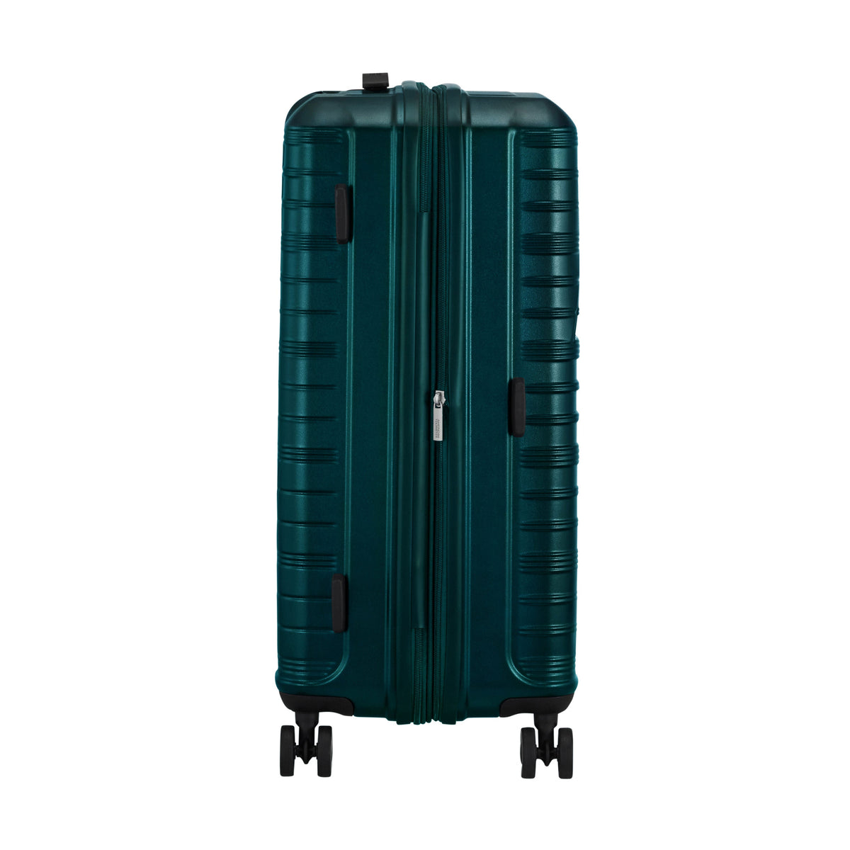 American Tourister Surftime Spinner Medium in the color Metallic Teal.
