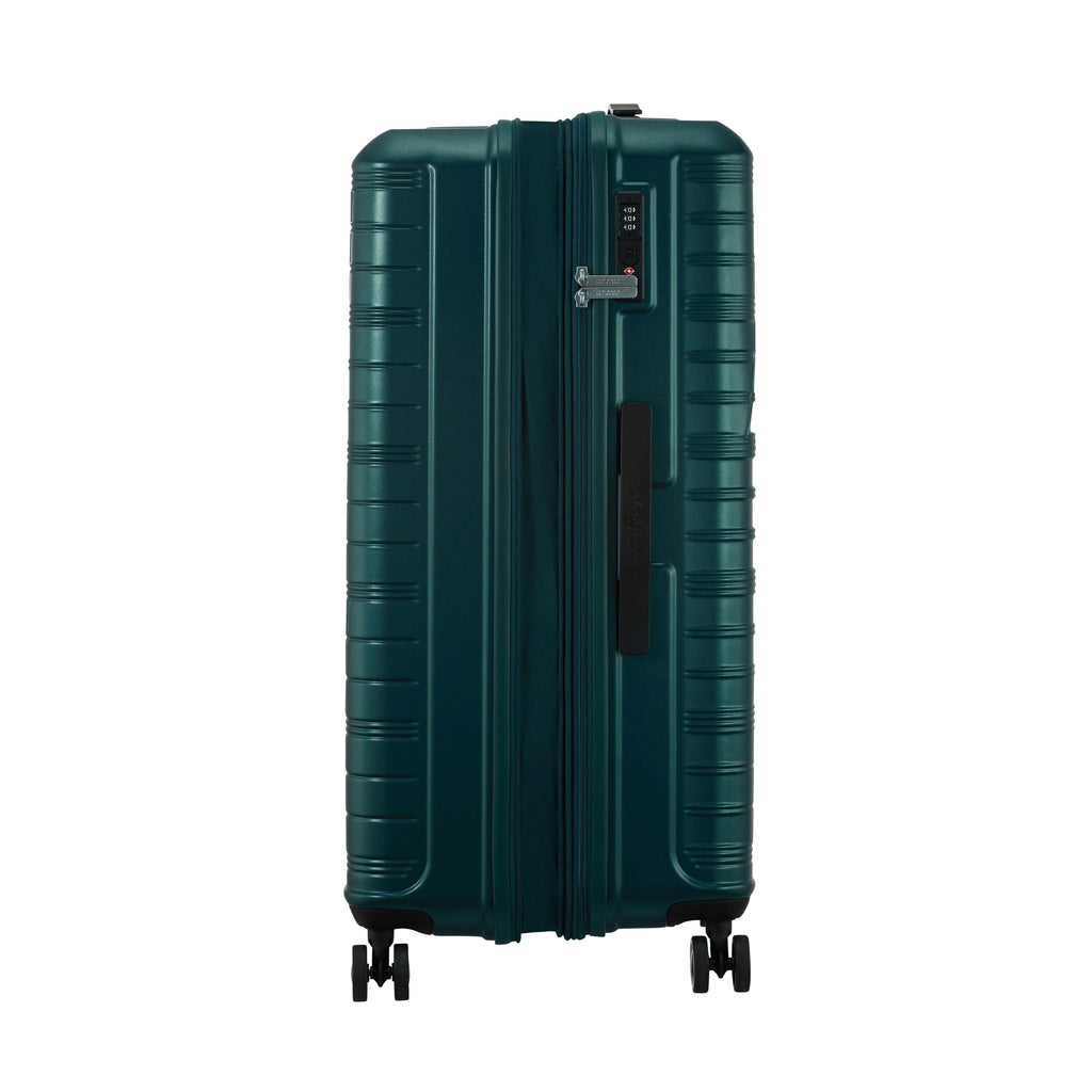 American Tourister Surftime Spinner Large in the color Metallic Teal.