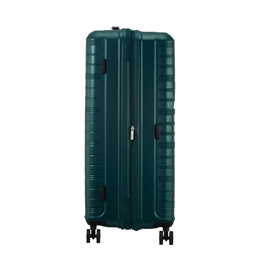 American Tourister Surftime Spinner Large in the color Metallic Teal.