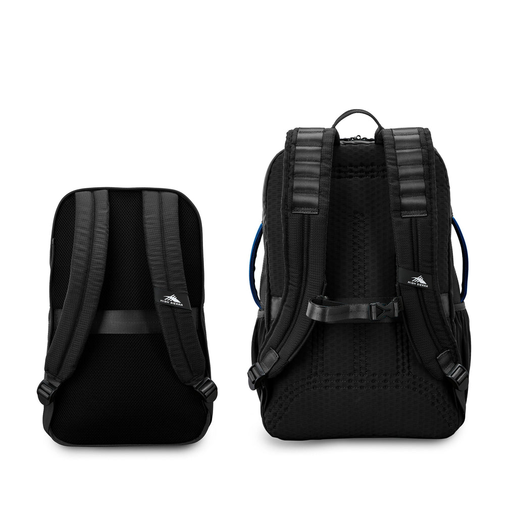 High Sierra Hi-Life 3-in-1 Convertible Backpack in the color Black/Blue.