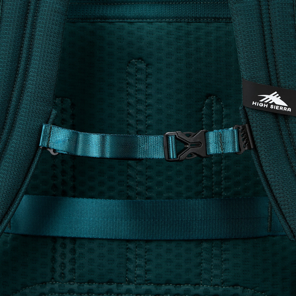 High Sierra Hi-Life 3-in-1 Convertible Backpack in the color Green/Yellow.