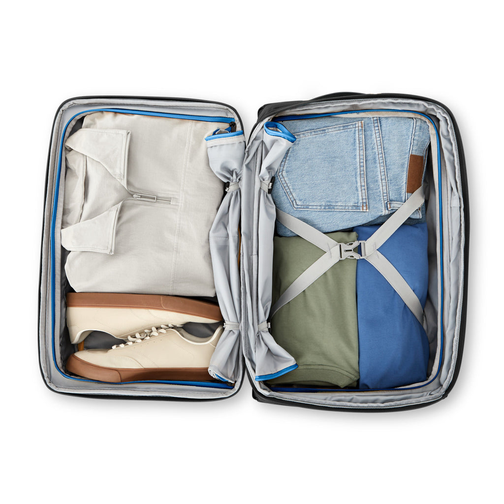 High Sierra Hi-Life 3-in-1 Convertible Wheeled Backpack in the color Black/Blue.