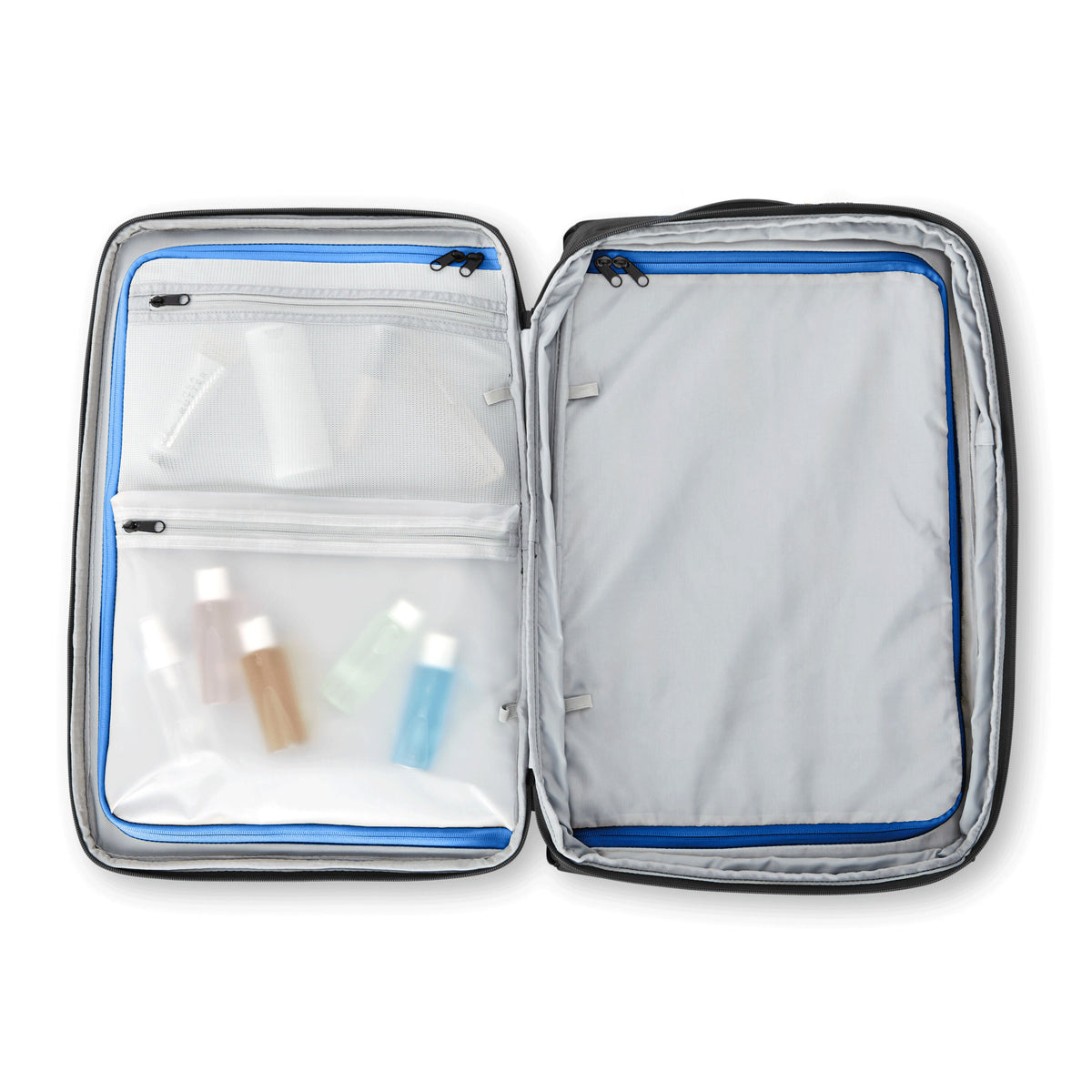 High Sierra Hi-Life 3-in-1 Convertible Wheeled Backpack in the color Black/Blue.