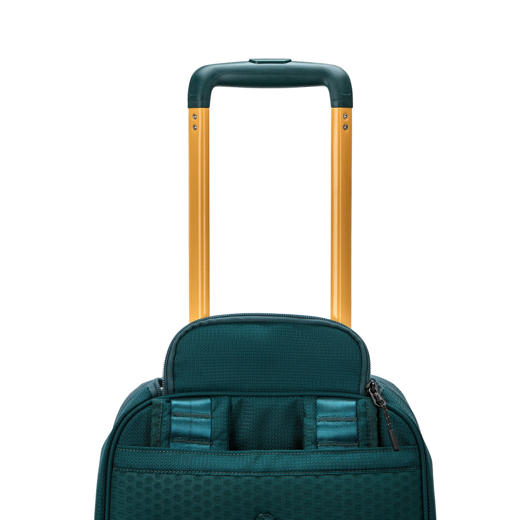 High Sierra Hi-Life 3-in-1 Convertible Wheeled Backpack in the color Green/Yellow.