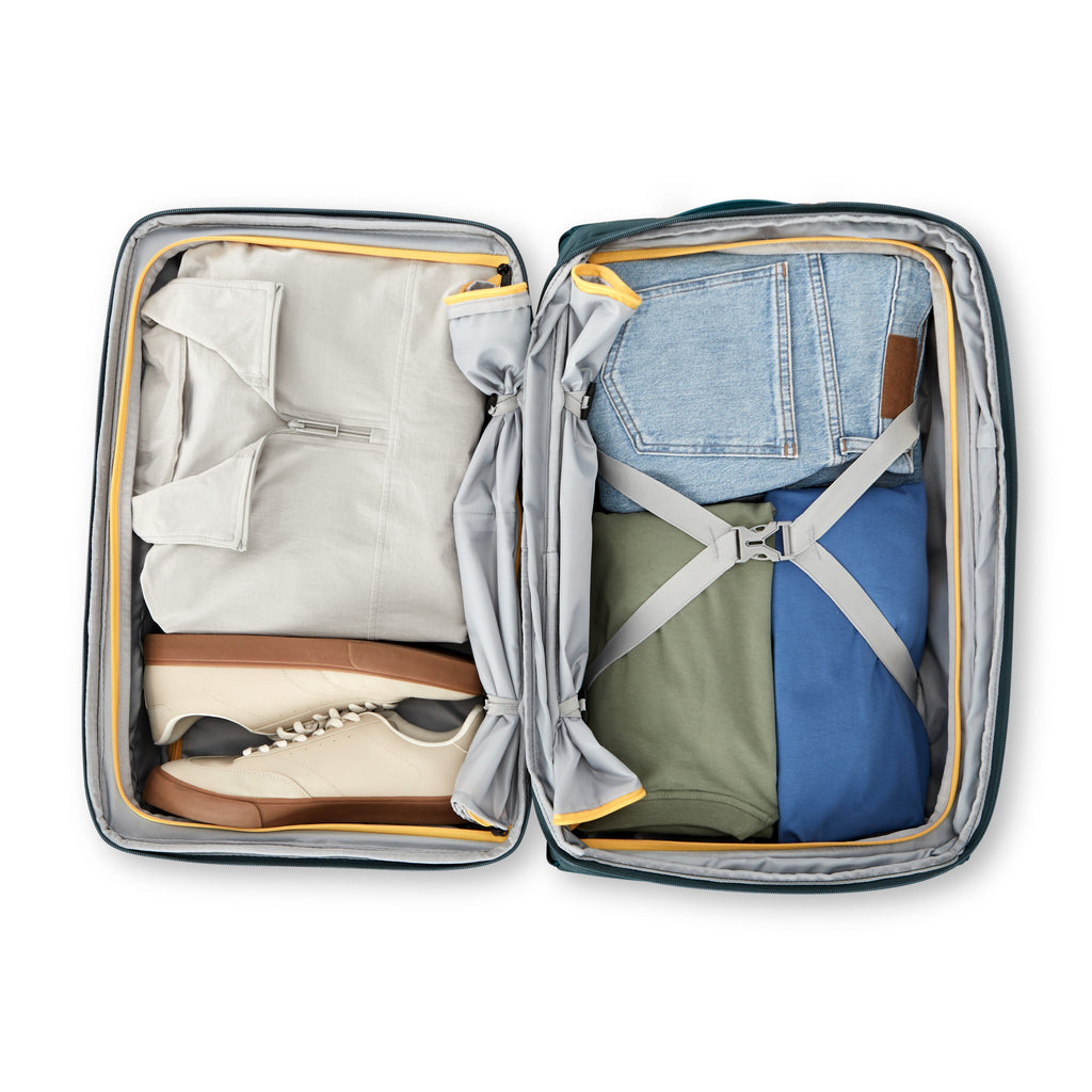 High Sierra Hi-Life 3-in-1 Convertible Wheeled Backpack in the color Green/Yellow.