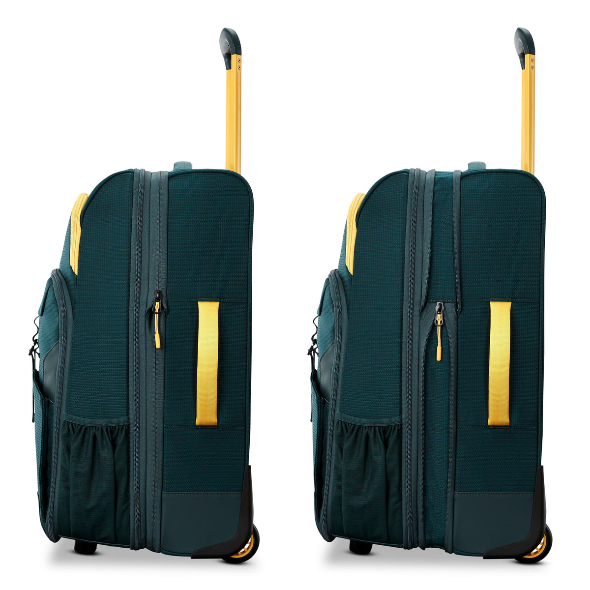 High Sierra Hi-Life Wheeled Duffle (22") in the color Green/Yellow.