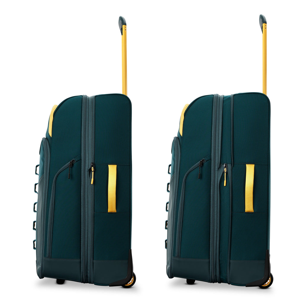 High Sierra Hi-Life Wheeled Duffle (28") in the color Green/Yellow.
