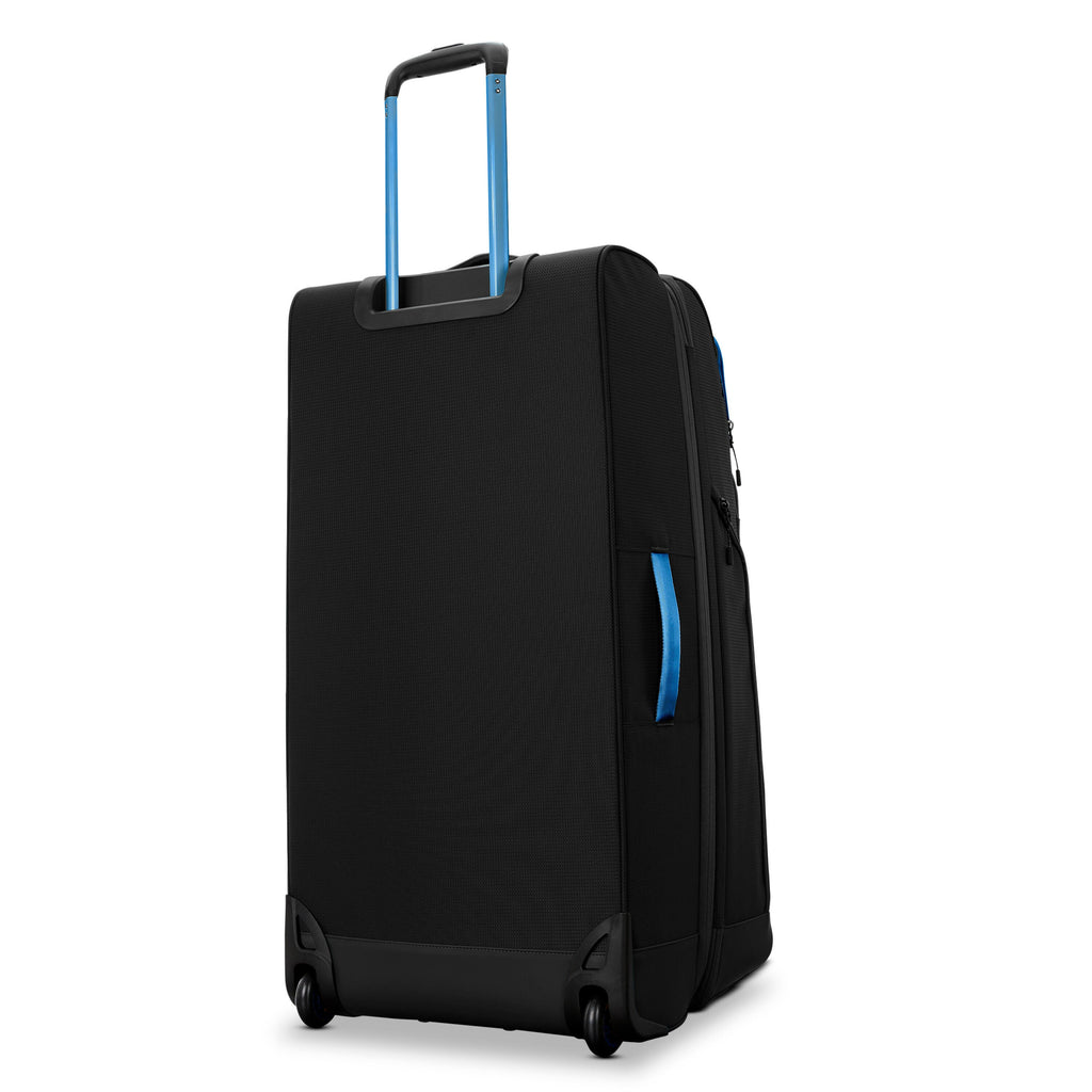 High Sierra Hi-Life Wheeled Duffle (32") in the color Black/Blue.