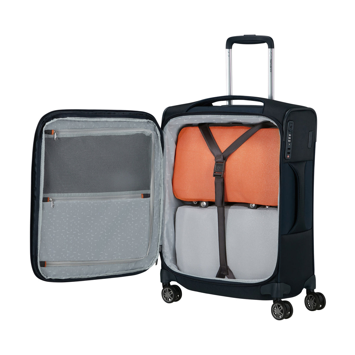 Samsonite Re-Lite Spinner Carry-On™ in the color Midnight Blue.
