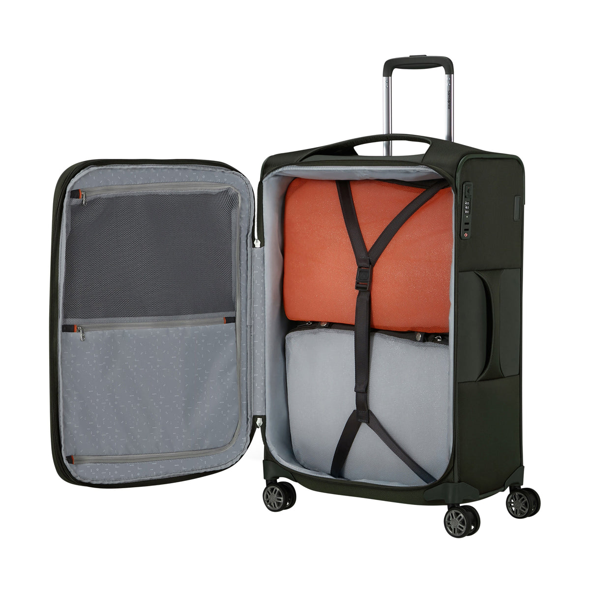 Samsonite Re-Lite Spinner Medium in the color Climbing Ivy.
