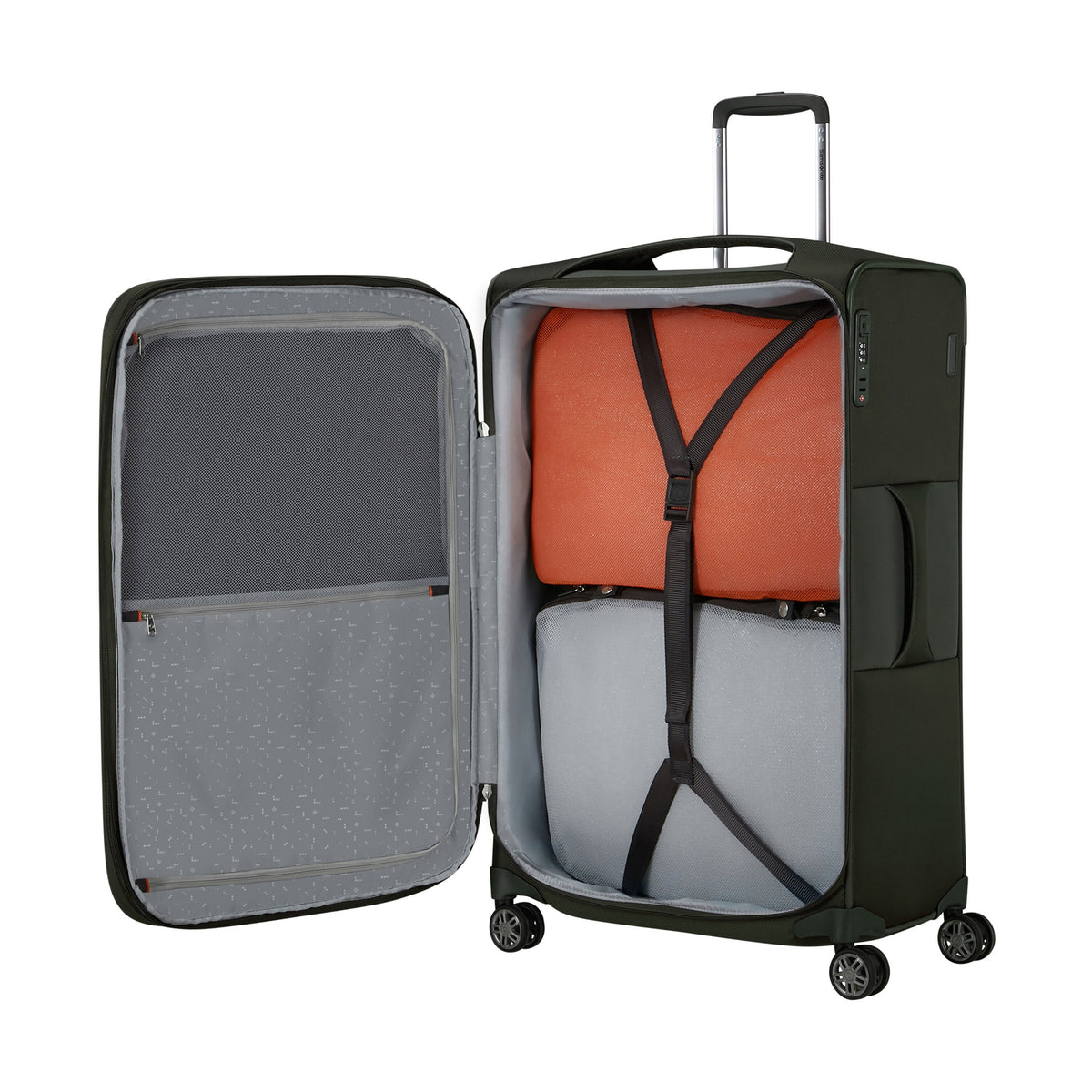 Samsonite Re-Lite Spinner Large in the color Climbing Ivy.
