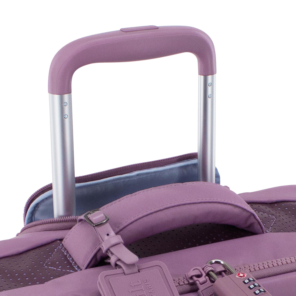 Lipault PLUME Cabin Spinner - Born In Air in the color Virtual Purple.