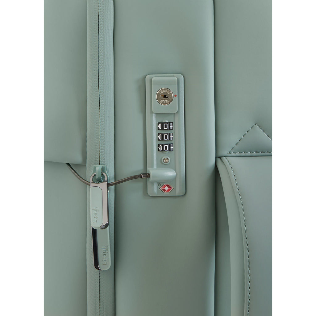 Lipault Lost In Berlin Cabin Spinner 2.0 in the color Yoga Green.