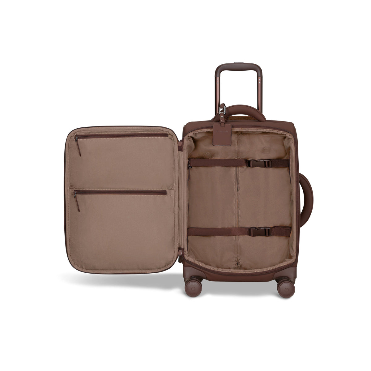 Lipault Lost In Berlin Cabin Spinner 2.0 in the color Spiced Mocha.