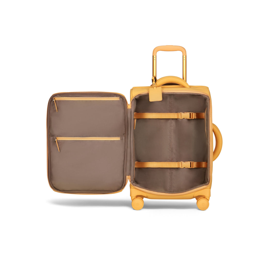 Lipault Lost In Berlin Cabin Spinner 2.0 in the color Mango Burst.