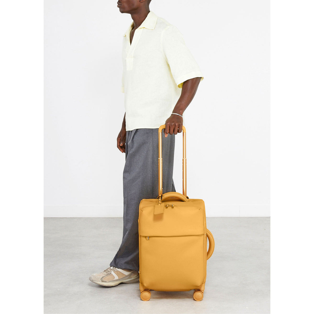 Lipault Lost In Berlin Cabin Spinner 2.0 in the color Mango Burst.