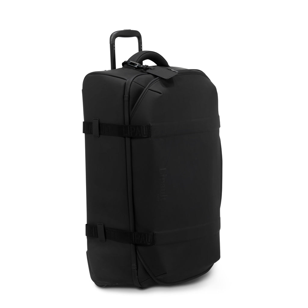 Lipault LOST IN BERLIN Wheeled Duffle in the color Black.