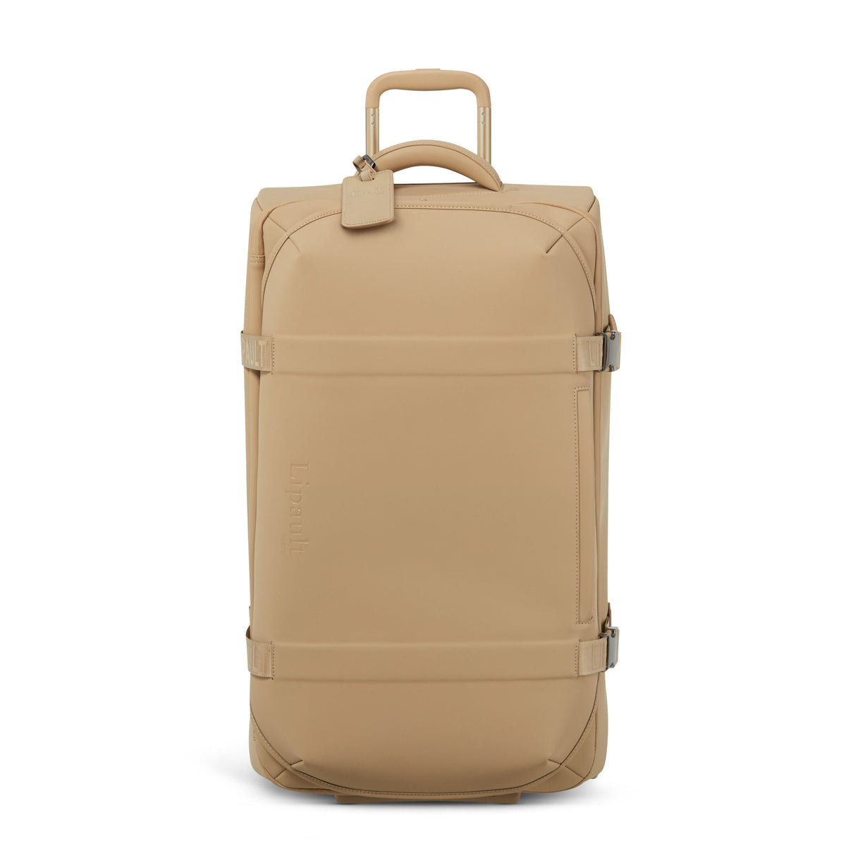 Lipault LOST IN BERLIN Wheeled Duffle in the color Sandstone.