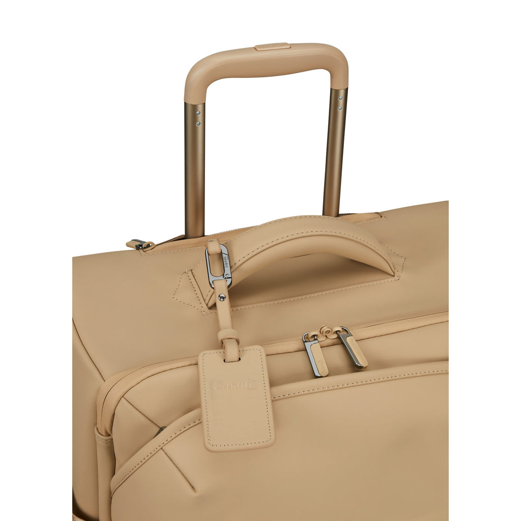 Lipault LOST IN BERLIN Wheeled Duffle in the color Sandstone.