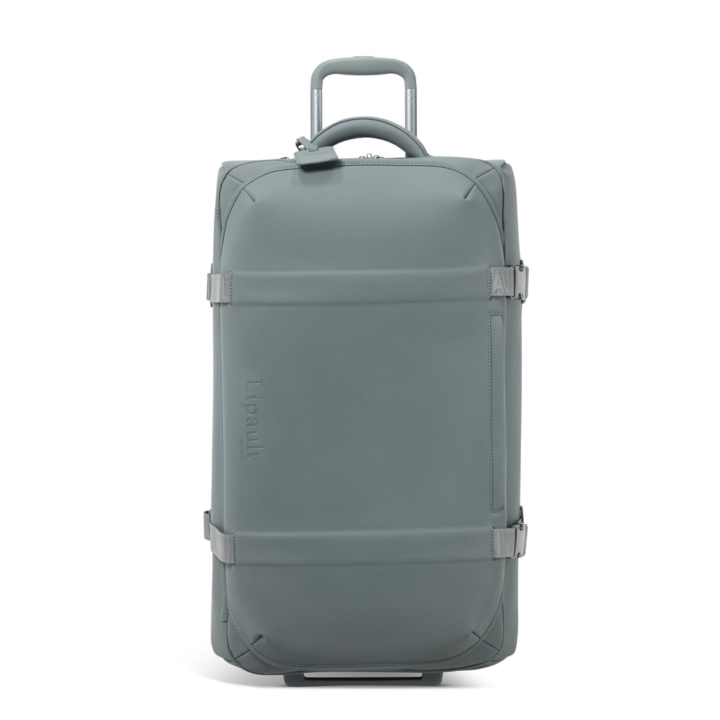 Lipault LOST IN BERLIN Wheeled Duffle in the color Cement Storm.