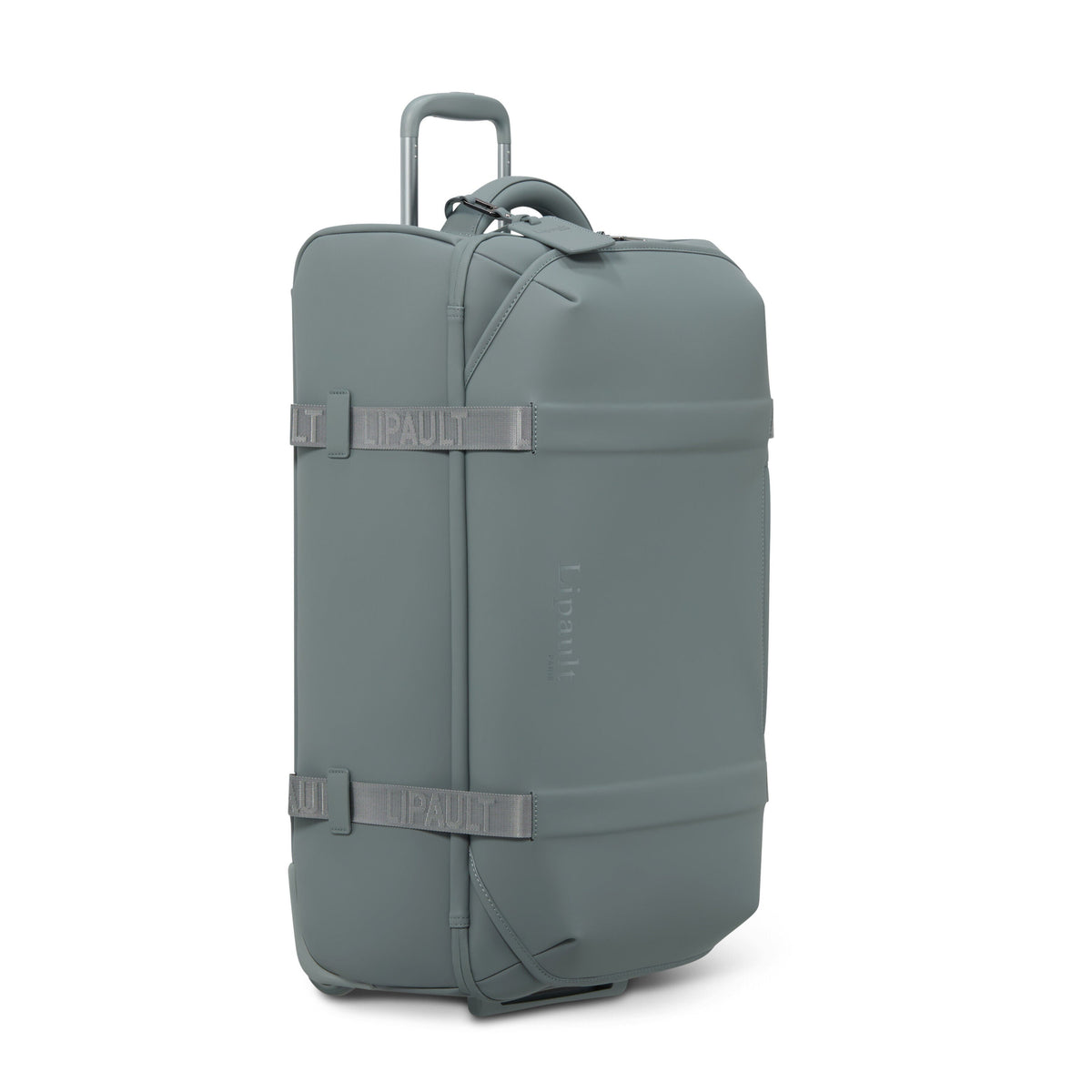 Lipault LOST IN BERLIN Wheeled Duffle in the color Cement Storm.
