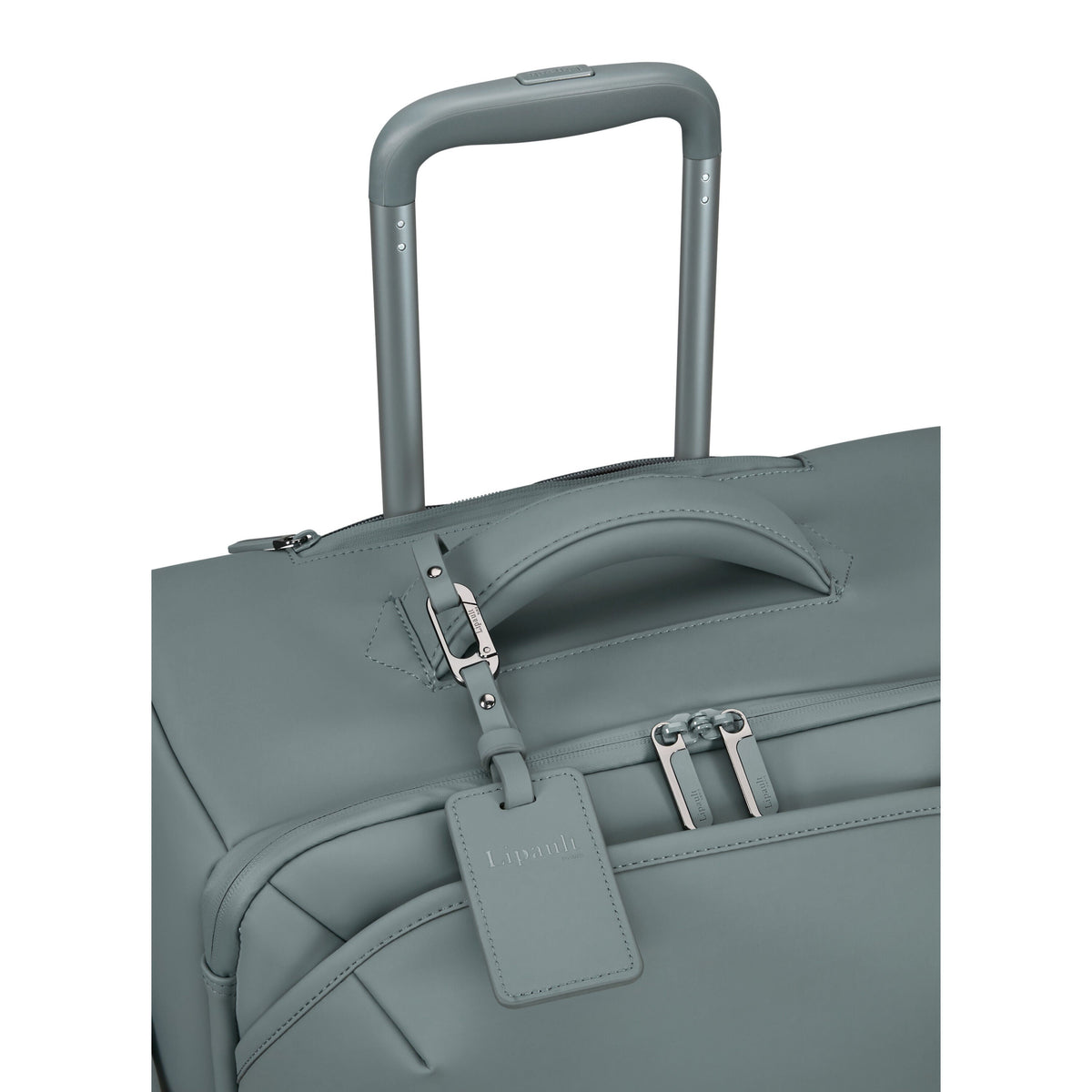 Lipault LOST IN BERLIN Wheeled Duffle in the color Cement Storm.