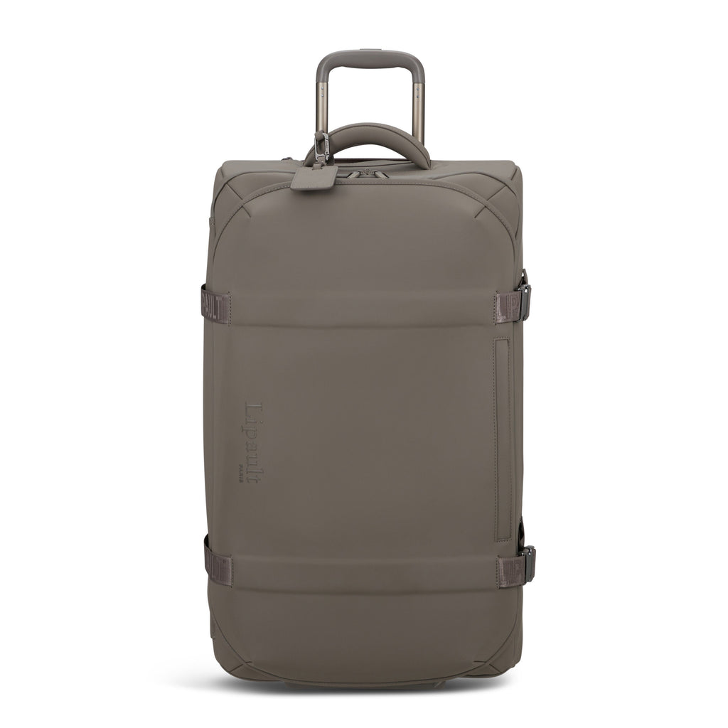 Lipault LOST IN BERLIN Wheeled Duffle in the color Ash Stone.