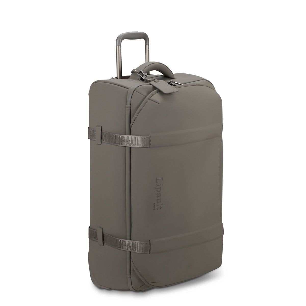 Lipault LOST IN BERLIN Wheeled Duffle in the color Ash Stone.