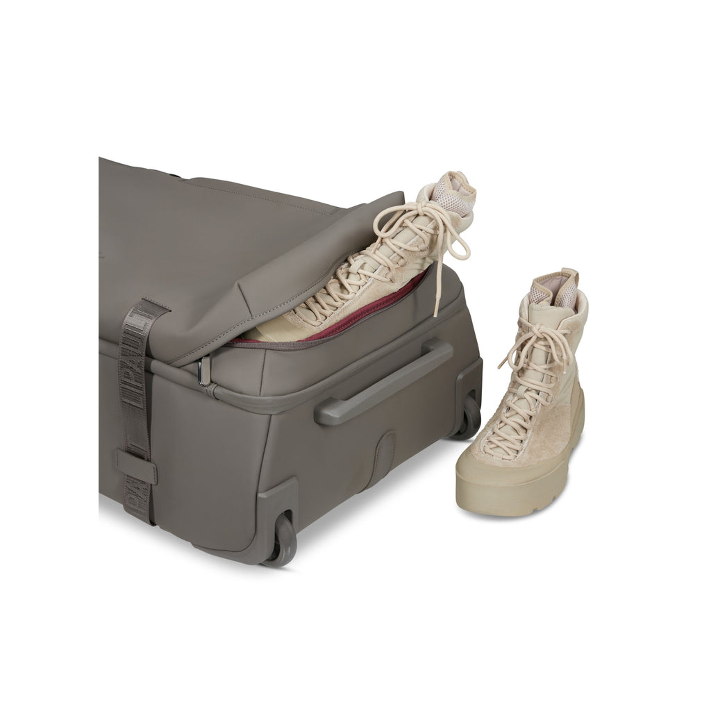 Lipault LOST IN BERLIN Wheeled Duffle in the color Ash Stone.