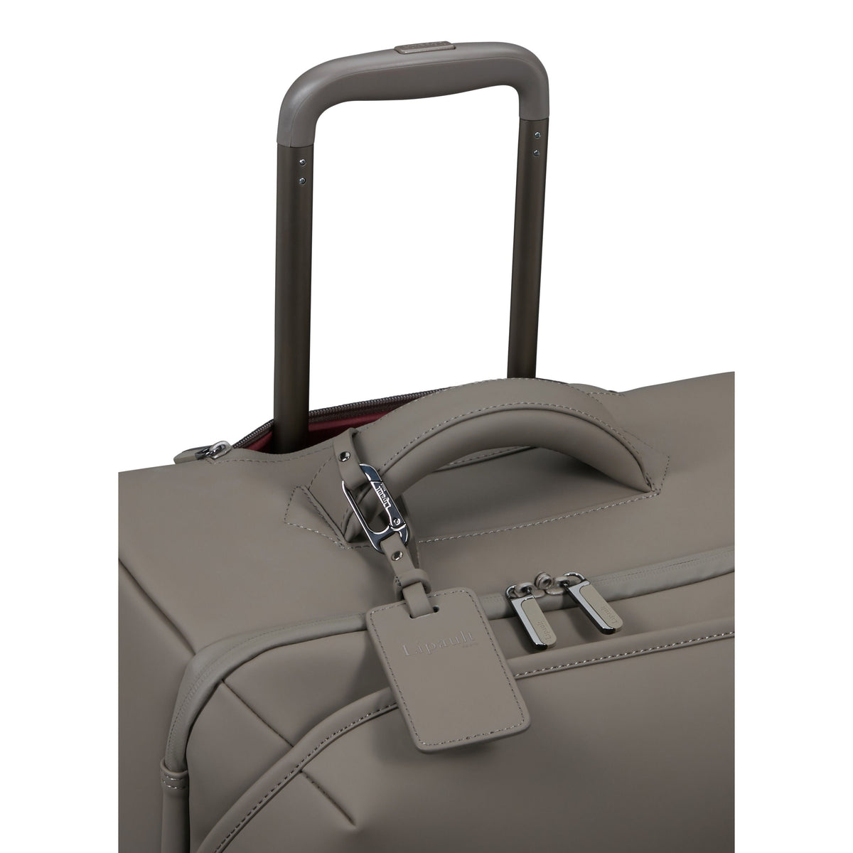 Lipault LOST IN BERLIN Wheeled Duffle in the color Ash Stone.