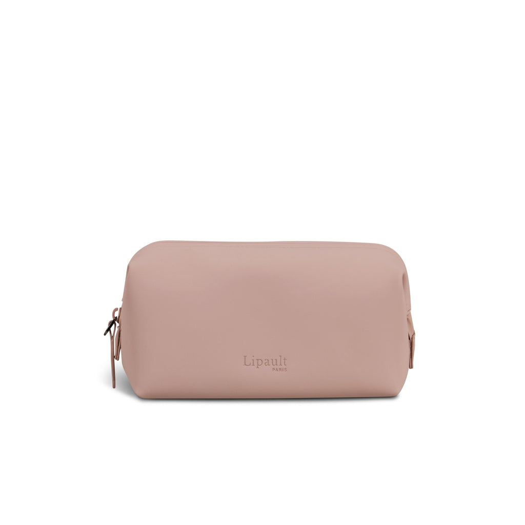 Lipault Lost In Berlin Small Toiletry Kit 2.0 in the color Rose Quartz.