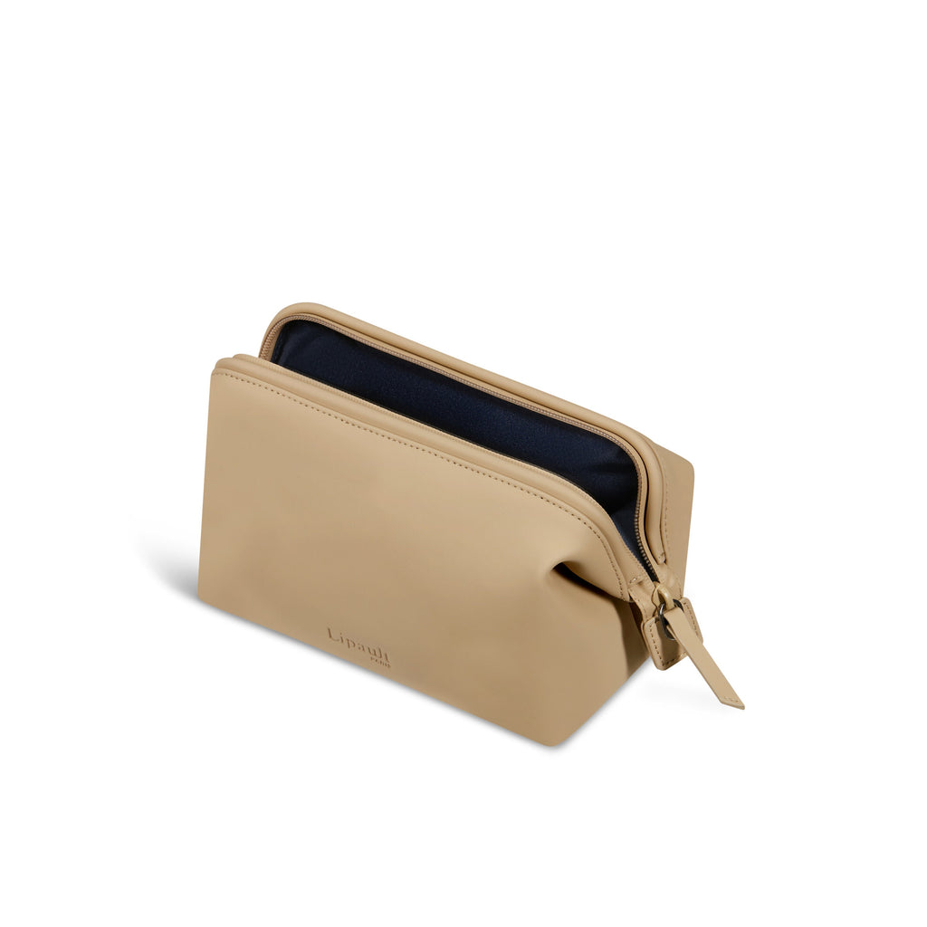 Lipault Lost In Berlin Small Toiletry Kit 2.0 in the color Sandstone.