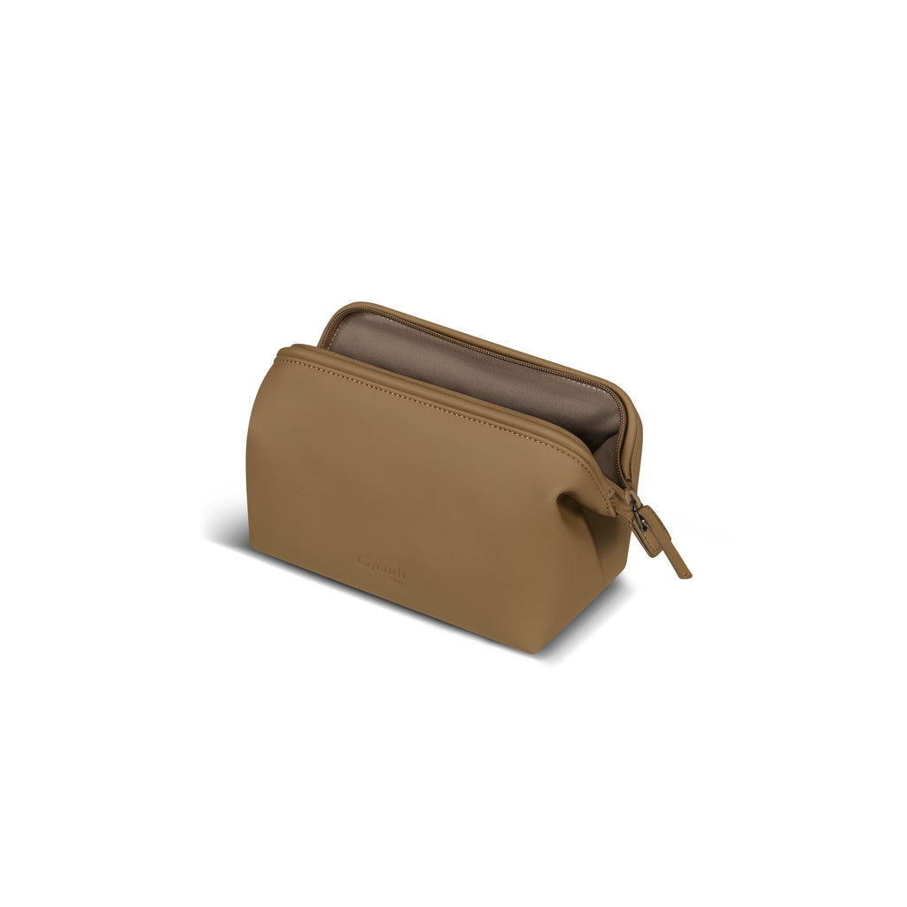 Lipault Lost In Berlin Small Toiletry Kit 2.0 in the color Golden Mud.