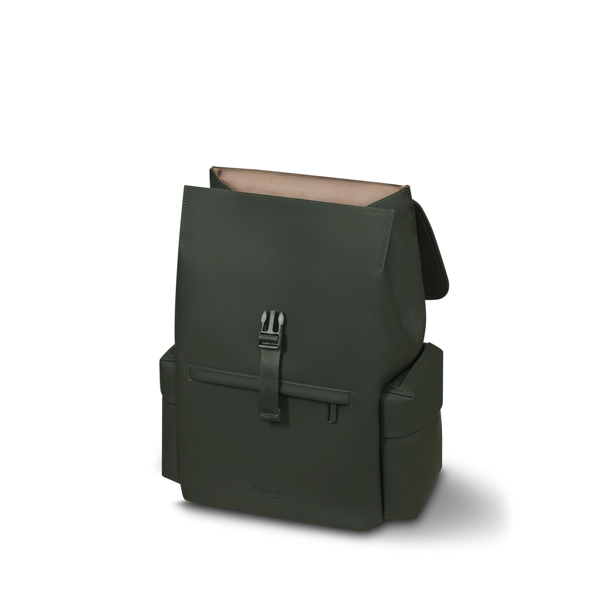Lipault Lost In Berlin Cargo Backpack 2.0 in the color Dark Moss.