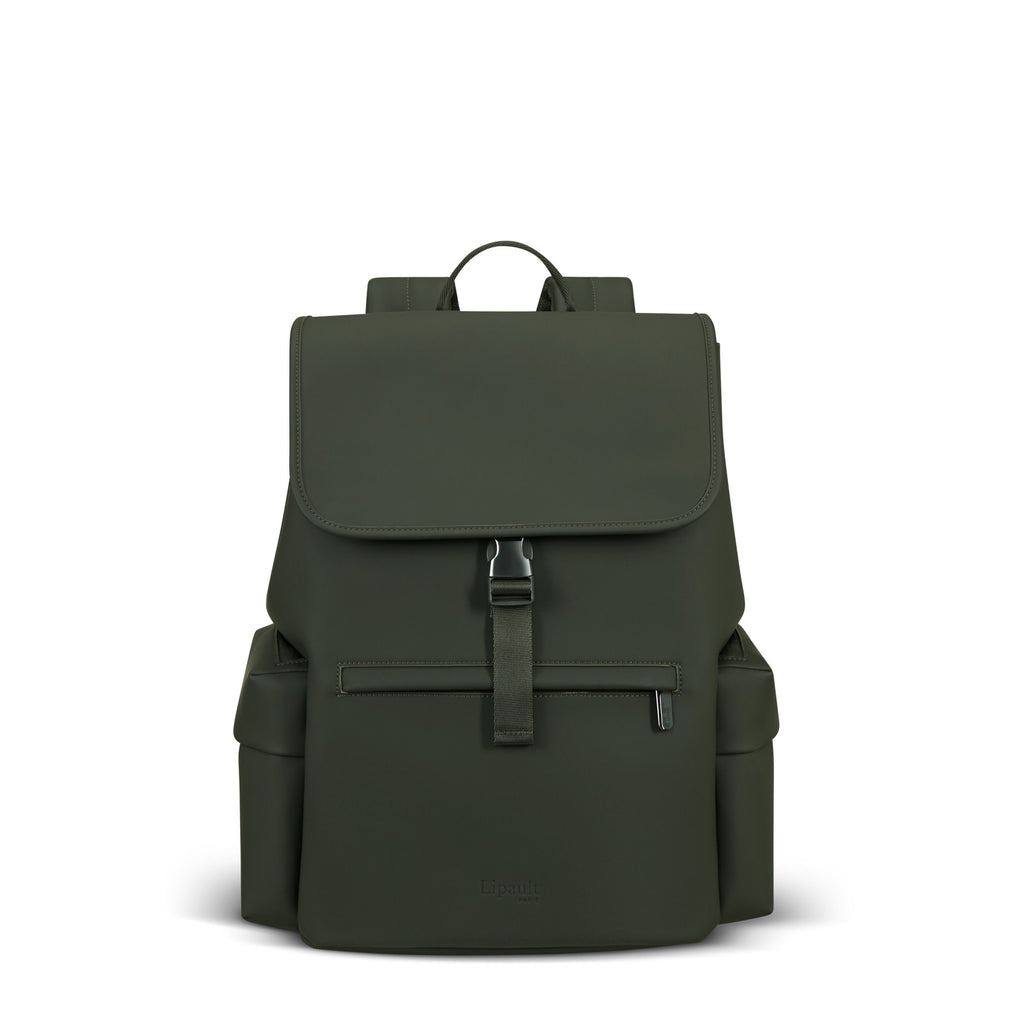 Lipault Lost In Berlin Cargo Backpack 2.0 in the color Dark Moss.