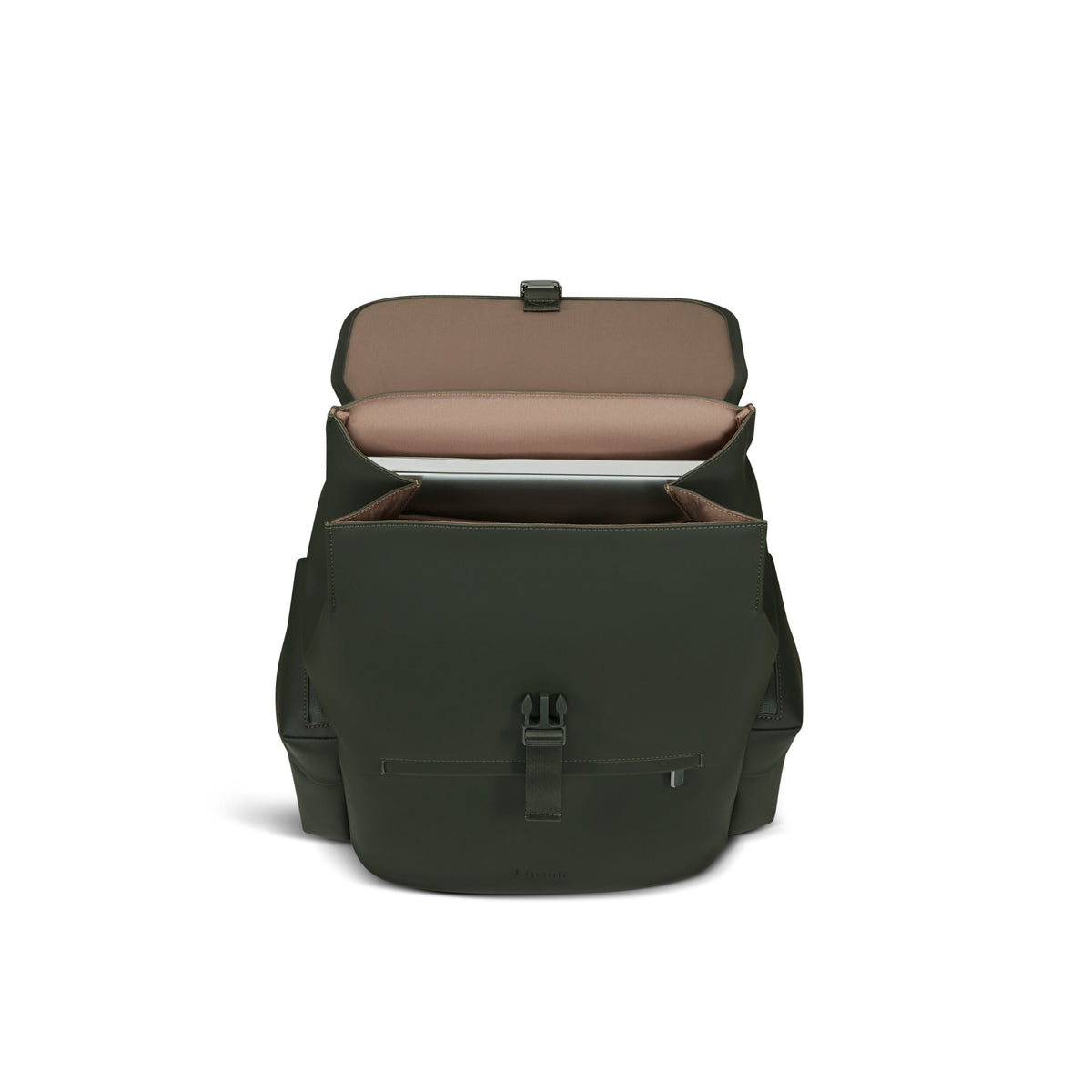 Lipault Lost In Berlin Cargo Backpack 2.0 in the color Dark Moss.