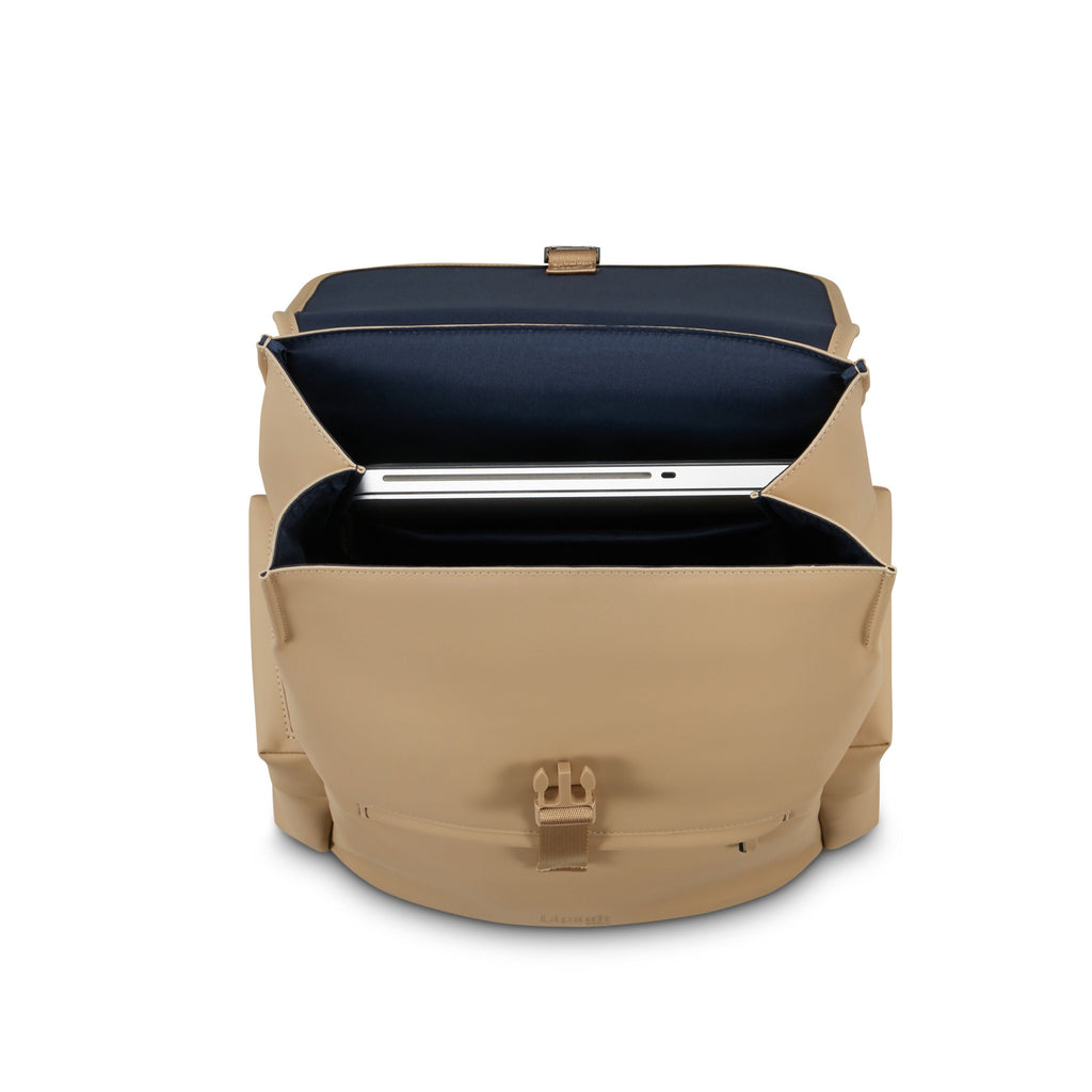 Lipault Lost In Berlin Cargo Backpack 2.0 in the color Sandstone.