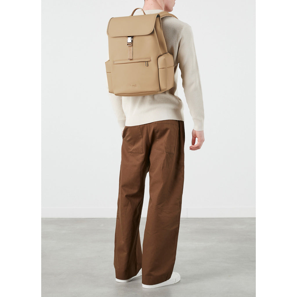 Lipault Lost In Berlin Cargo Backpack 2.0 in the color Sandstone.