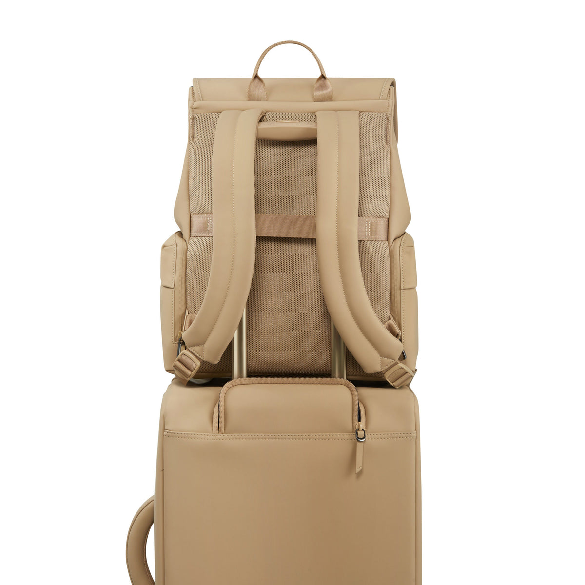 Lipault Lost In Berlin Cargo Backpack 2.0 in the color Sandstone.