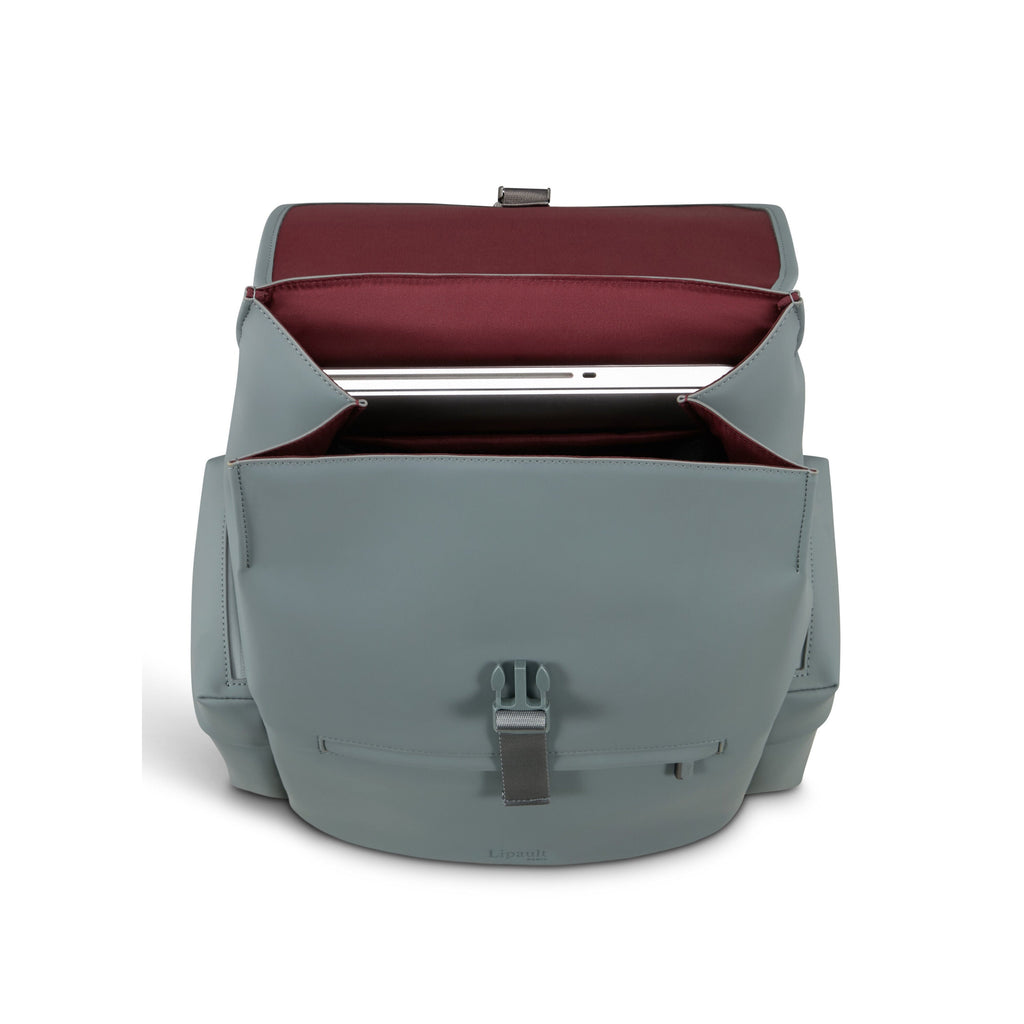 Lipault Lost In Berlin Cargo Backpack 2.0 in the color Cement Storm.