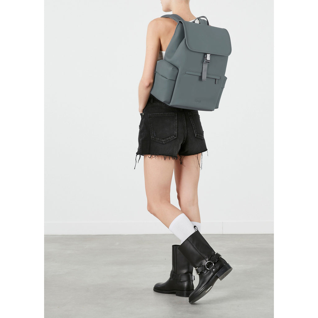 Lipault Lost In Berlin Cargo Backpack 2.0 in the color Cement Storm.